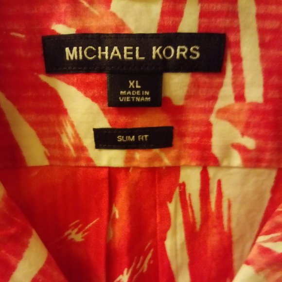 Michael Kor's Hawaiian shirt (Sea Coral) - Picture 2 of 5